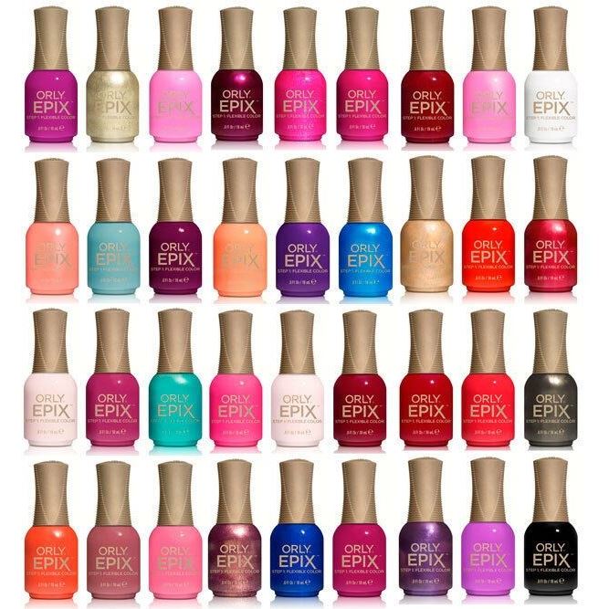 ORLY Лаки, гели и покрытия для ногтей Epix Flexible Color Двухшаговое эластичное цветное покрытие