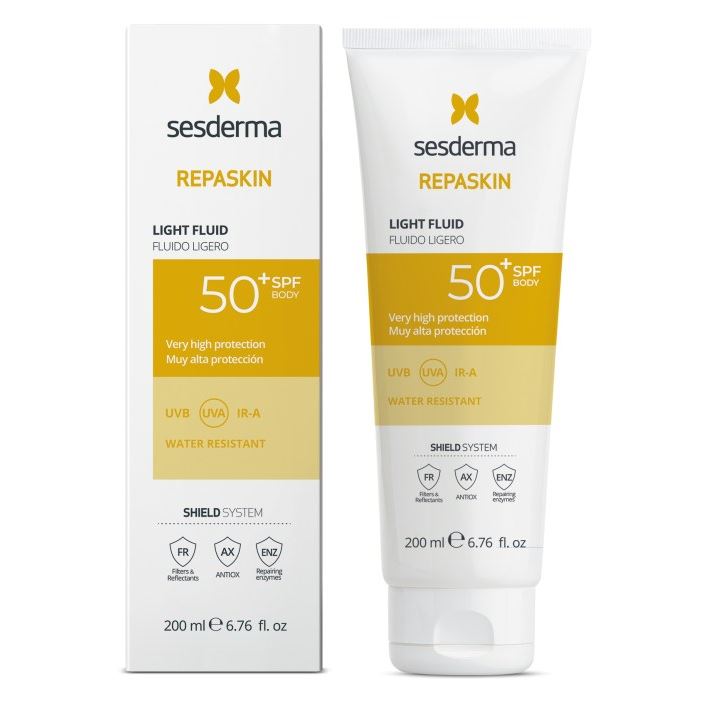 Sesderma Sun Care Repaskin Light Fluid Body Sunscreen SPF50 Флюид нежный солнцезащитный для тела