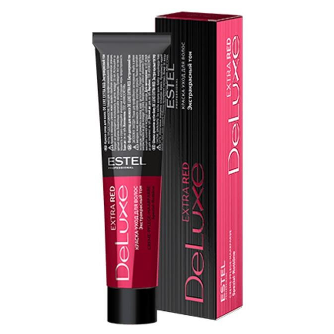 Estel Professional Coloring Hair De Luxe Extra Red Краска-уход для волос Экстра-красные тона