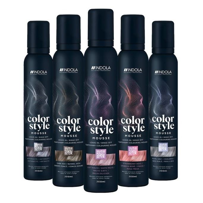 Indola Professional Designer Color Style Mousse Оттеночный мусс для укладки волос