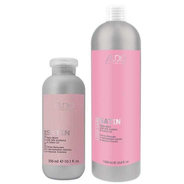 Kapous Professional Studio Luxe Care Satin Balm Сатин-Бальзам с протеинами шелка и маслом хлопка 