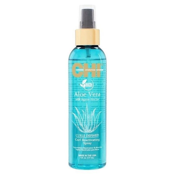 CHI Aloe Vera Curls Defined Curls Reactivating Spray Увлажняющий спрей для локонов