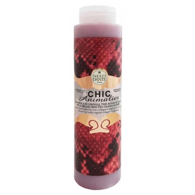 Nesti Dante Shower Gel Chic Animalier Red Гель для душа Шикарный Розовый
