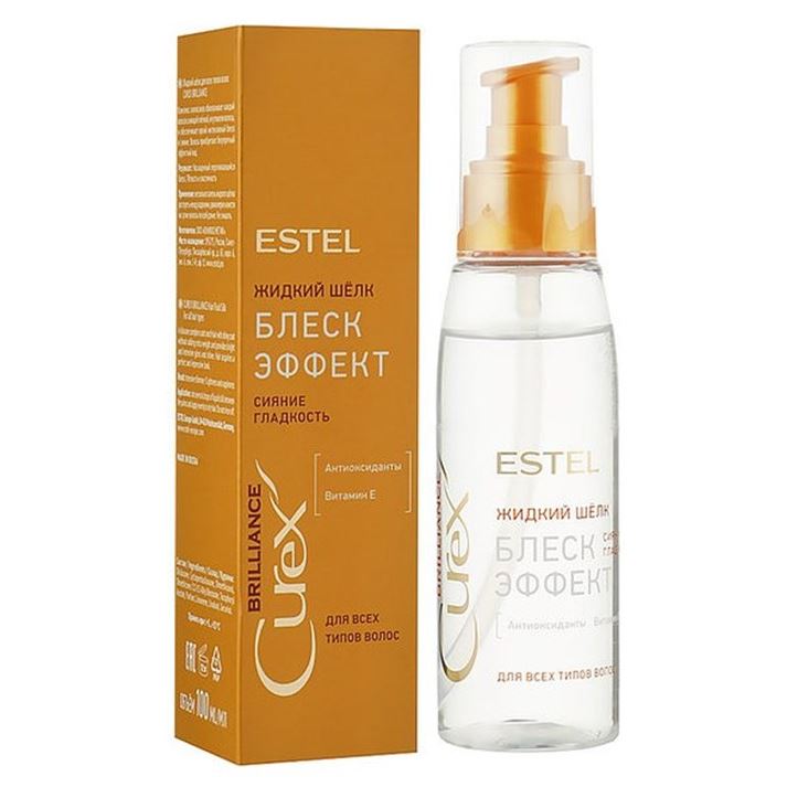 Estel Professional Curex  Curex Brilliance Жидкий шёлк Блеск-эффект для всех типов волос Жидкий шёлк Блеск-эффект идля всех типов волос