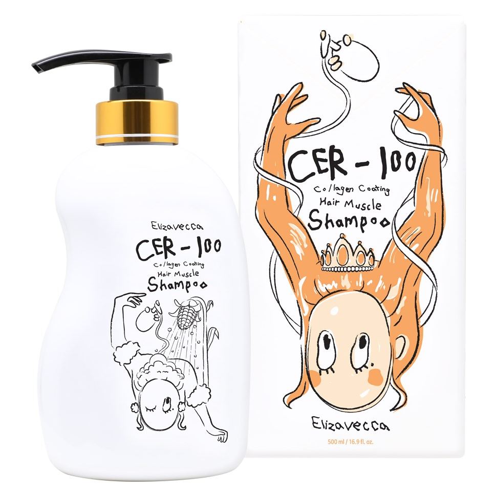 Elizavecca Hair Care CER-100 Collagen Coating Hair Muscle Shampoo Шампунь для волос с коллагеном