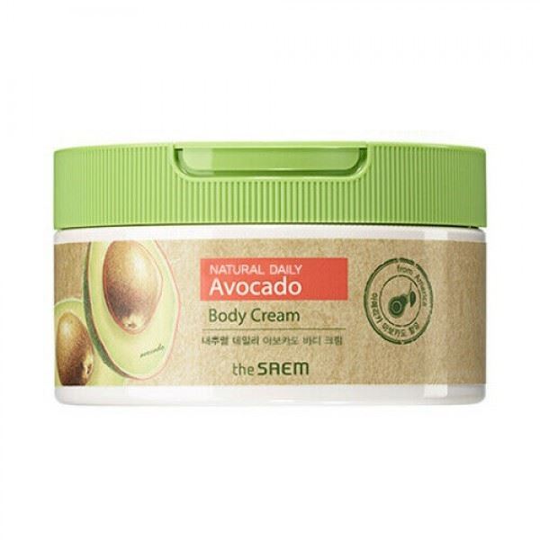 The Saem Face Care Natural Daily Avocado Body Cream  Крем для тела с экстрактом авокадо