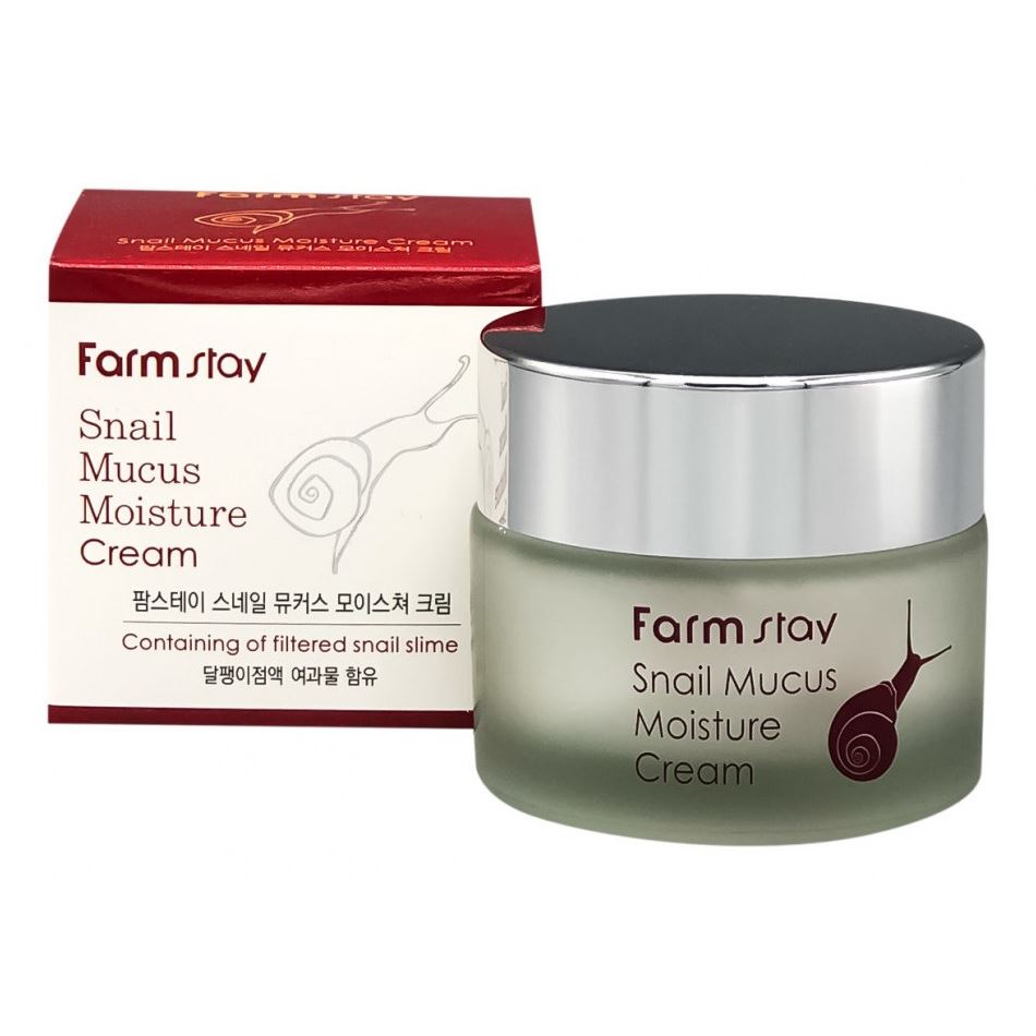 FarmStay Skin Care Snail Mucus Moisture Cream Увлажняющий крем с муцином улитки