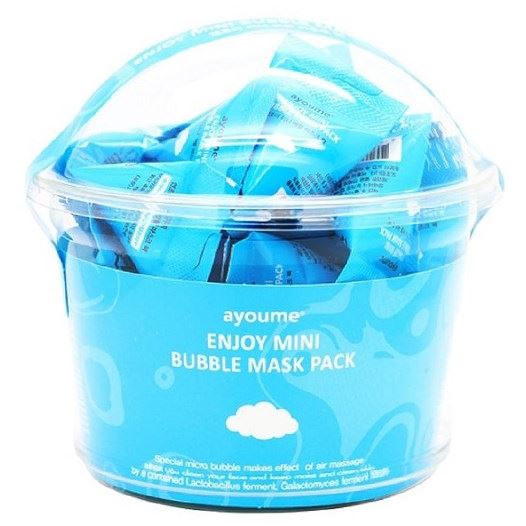 Ayoume Face Care Enjoy Mini Bubble Mask Pack  Маска для лица пузырьковая с галактомисисом