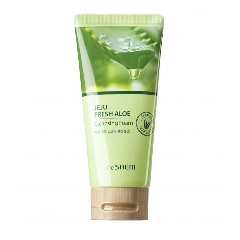 The Saem Fruits Jeju Fresh Aloe Cleansing Foam Пенка для умывания