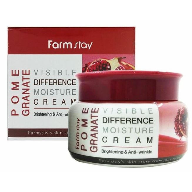 FarmStay Skin Care Pomegranatе Visible Difference Moisture Cream Крем для лица увлажняющий с экстрактом граната