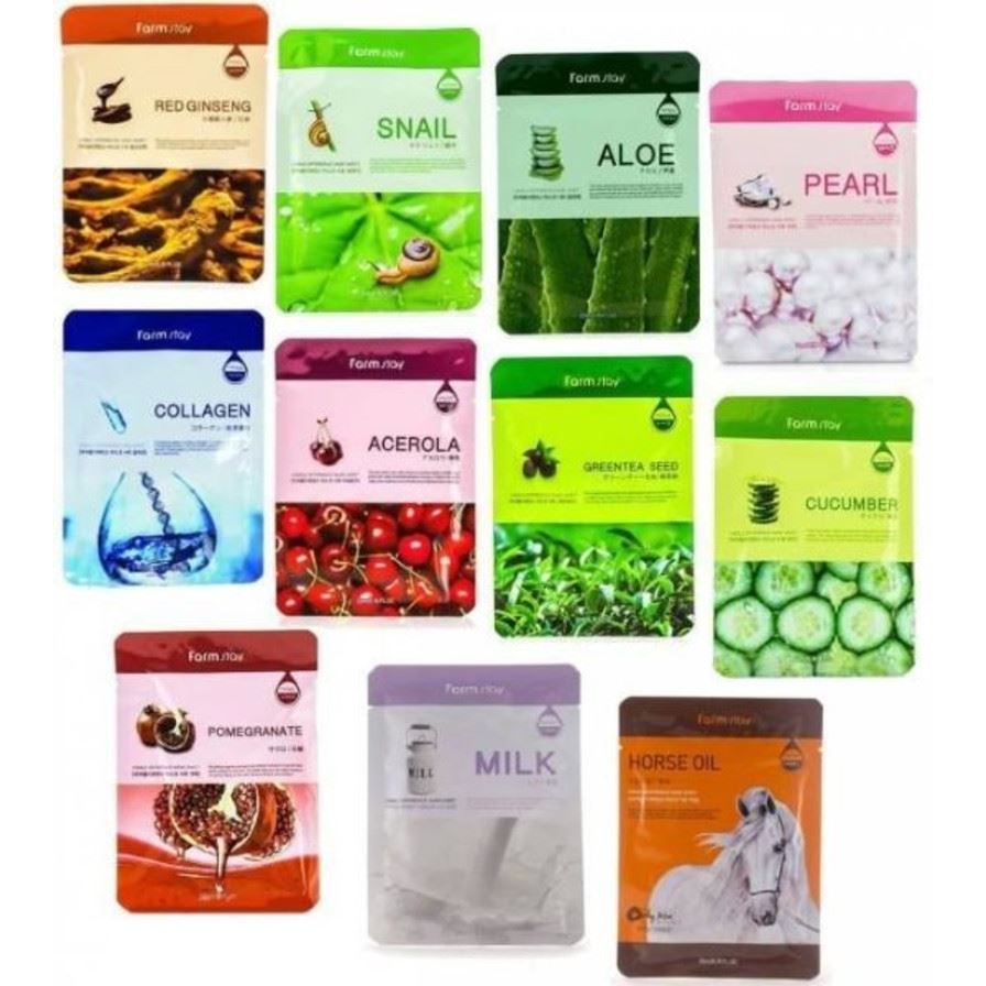 FarmStay Skin Care Visible Difference Mask Sheet Тканевая маска для лица