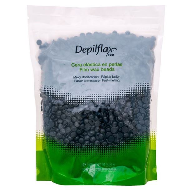 Depilflax Waxes Black Film Wax Черный пленочный воск в гранулах 
