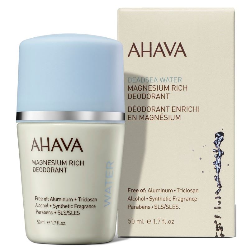 Ahava Deadsea Water Дезодорант богатый магнием шариковый для женщин Roll-on Mineral Deodorant Magnesium Rich