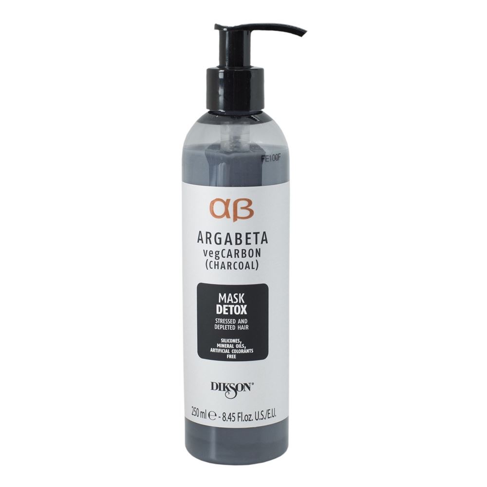 Dikson Argabeta LUX Line ARGABETA vegCARBON Mask Detox Маска с растительным углем, маслами лаванды и иланг-иланг для волос, подверженных стрессу
