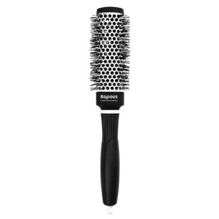 Kapous Professional Accessories  Брашинг с керамическим покрытием, квадратный  33 мм Брашинг керамический квадратный «Premium» 33 мм