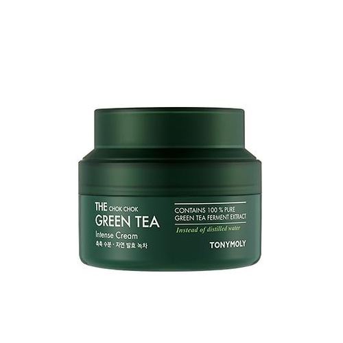 Tony Moly Face Care The Chok Chok Green Tea Intense Cream Увлажняющий крем для лица с экстрактом зеленого