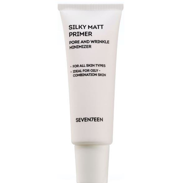 Seventeen Make Up Silky Matt Primer  Основа под макияж с матирующим эффектом