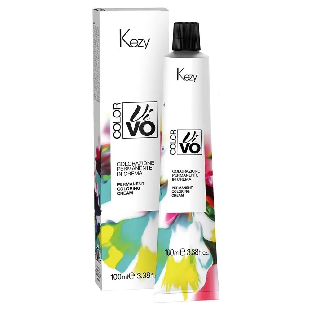 KEZY Color Vivo Color Vivo Перманентная крем-краска с коллагеном и маслом крамбе