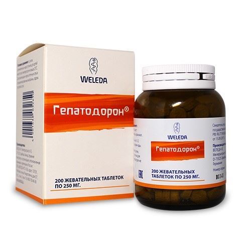 Weleda Уход за кожей тела Гепатодорон  Биологически активная добавка к пище для повышения активности