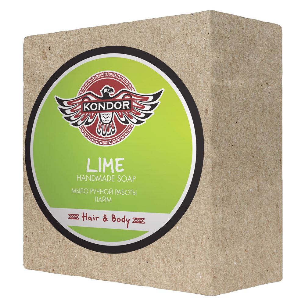 Kondor Hair&Body Care Hair & Body Handmade Soap Lime Мыло ручной работы "Лайм"
