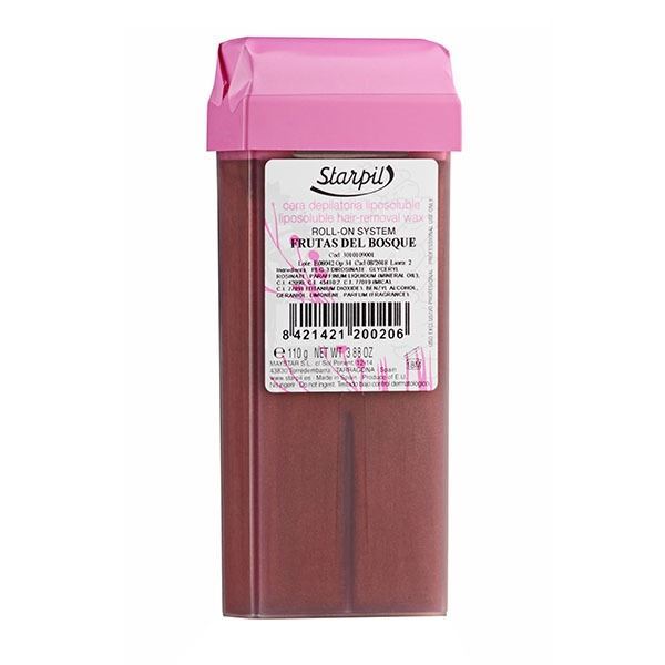 Starpil Waxes Paraffins Воск в картридже Frutas Del Bosque Воск в картридже Лесные ягоды для чувствительной кожи, замедляет рост волос