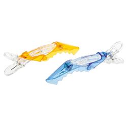 CL2601 Зажим "крокодил" 11 см пластиковый