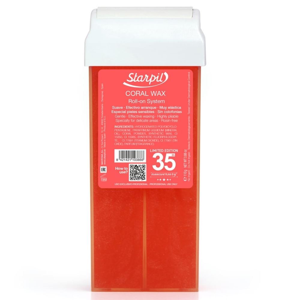 Starpil Waxes Paraffins Воск полимерный Premium Coral Воск Корал для всех типов кожи, полимерный