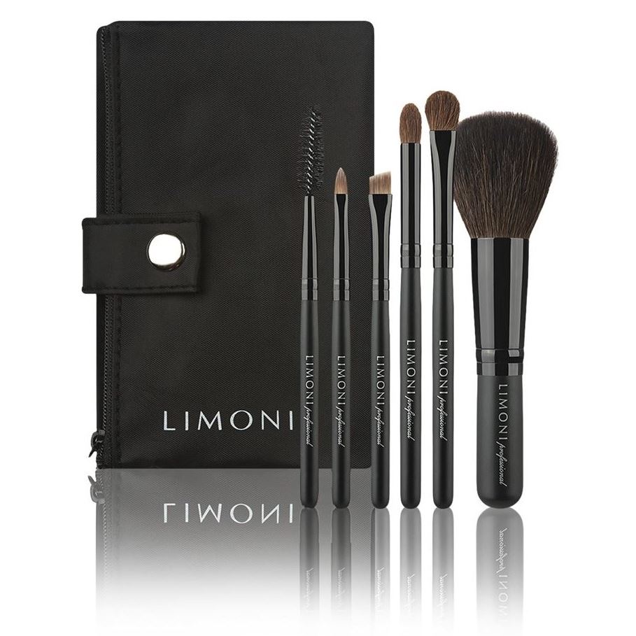 Limoni Accessories  Набор кистей Compact Kit Набор: кисти + чехол