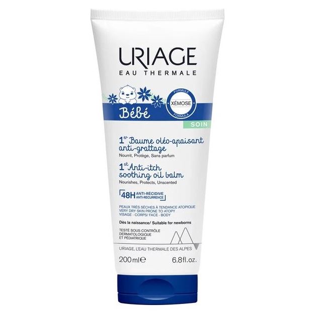 Uriage Gamme Bebes Bebe 1st Anti-Itch Soothing Oil Balm SOIN Первый липидовосстанавливающий бальзам