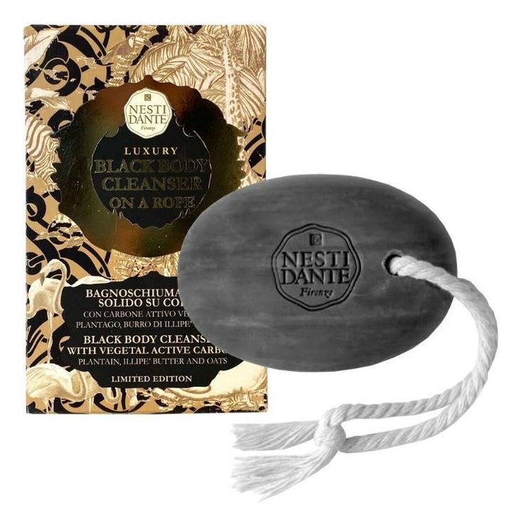 Nesti Dante Soap Luxury Black Body Cleaners Мыло Шикарное Черное очищающее