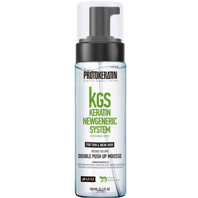 Protokeratin Intense Volume  Double Push Up Mousse Мусс двойной объем