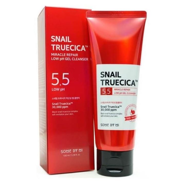 Some By Mi Faсe Care Snail Truecica Miracle Repair Low pH Gel Cleanser Гель для умывания восстанавливающий с муцином улитки