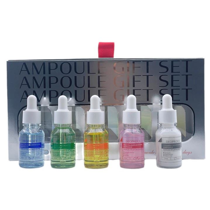 Deoproce Natural Skin Ampoule Gift Set Набор сывороток для лица 