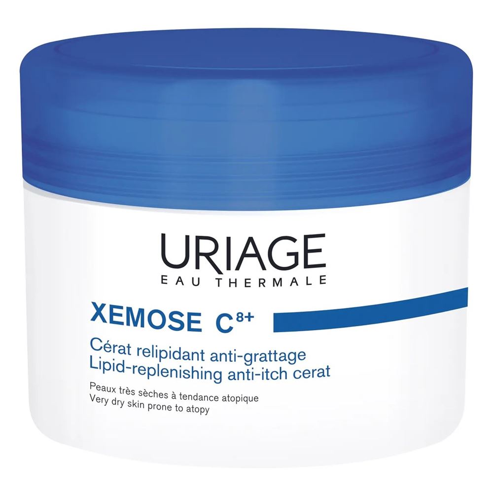 Uriage Xemose Xemose C8+ Lipid-Replenishing Anti-Itch Cerat Успокаивающий липидовосстанавливающий церат-крем с церамидами