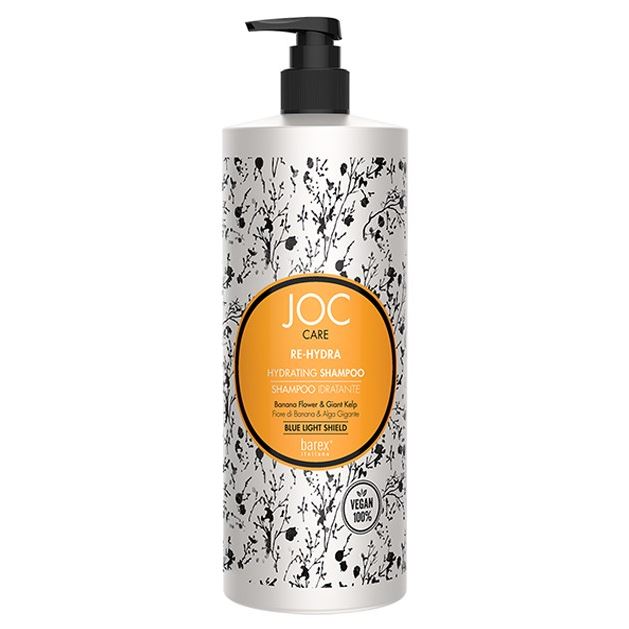 Barex Joc Care Re-Hydra Hydrating Shampoo with Banana Flower and Giant Kelp Увлажняющий шампунь с цветком банана и гигантской водорослью 