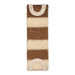 Мочалка для тела К104 длинная с ручками, полосатая