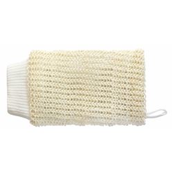 Мочалка рукавица сизалевая с манжетой