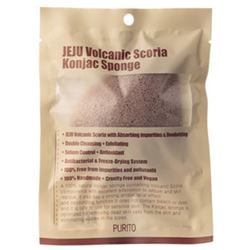 Jeju Volcanic Scoria Konjac Sponge