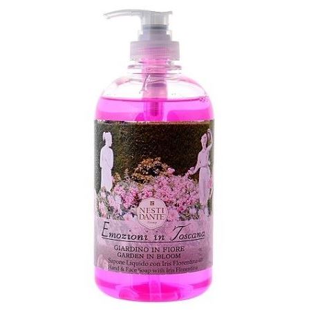 Nesti Dante Liquid Soap Garden in Bloom Emozioni In Toscana Традиционное жидкое мыло-гель для рук "Цветущий Сад"