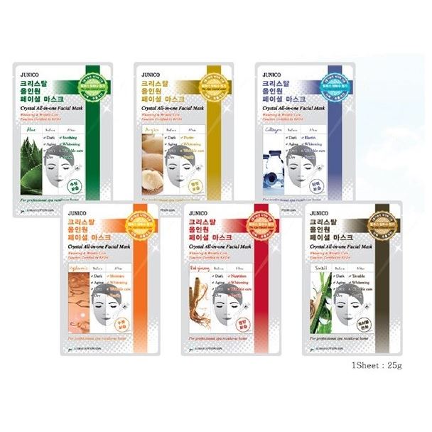 Mijin Mask Junico Crystal All-In-One Facial Mask  Маска тканевая 