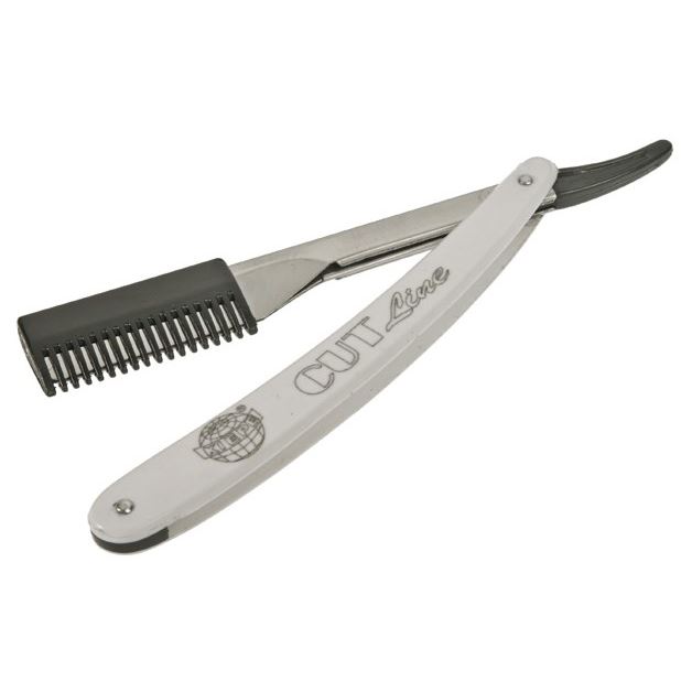 Kiepe Professional Accessories 121Kiepe Бритва филировочная "опасная" белый Бритва опасная с филировочной насадкой белый