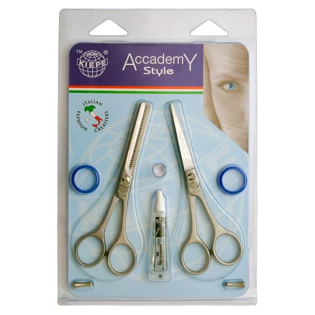 Kiepe Professional Accessories 292 Набор ножниц Accademy Style Набор ножниц - Ножницы прямые Coiffure Line 5.5 и филировочные