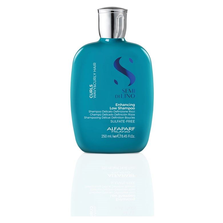 Alfaparf Milano Semi Di Lino Discipline Semi Di Lino Curls Enhancing Low Shampoo  Шампунь для кудрявых и вьющихся волос без сульфатов