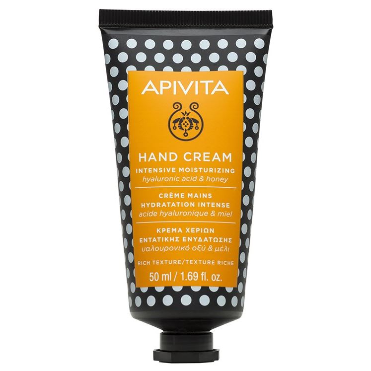 Apivita Hand and Lip Care Hand Cream Intensive Moisturising Hyaluronic & Honey Интенсивный увлажняющий крем для рук с Гиалуроновой кислотой и Медом