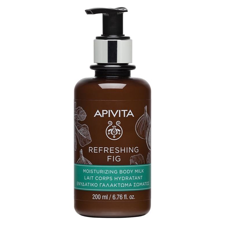 Apivita Body Care Refreshing Fig Moisturizing Body Milk  Освежающий инжир Увлажняющее молочко для тела