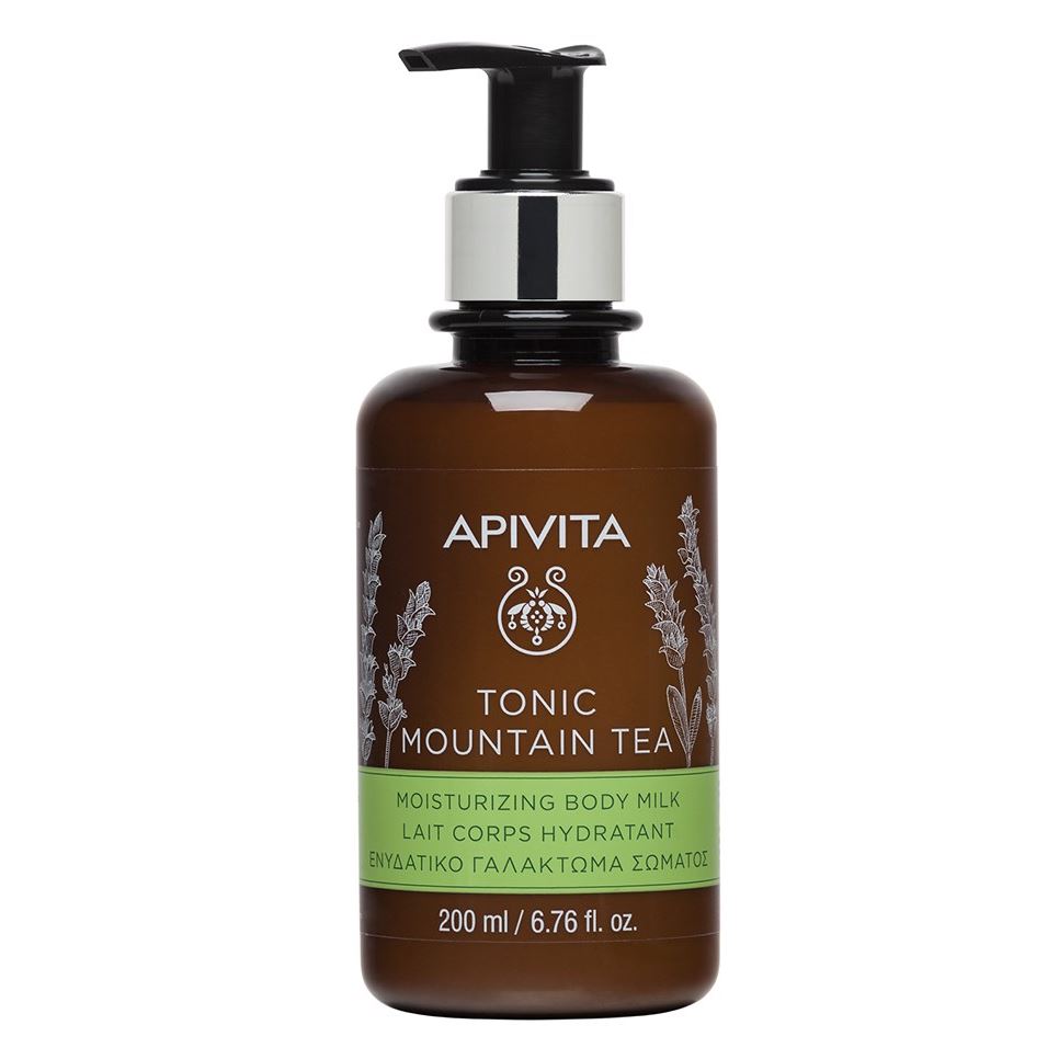 Apivita Body Care Tonic Mountain Tea Moiturizing Body Milk Тонизирующий горный чай Увлажняющее молочко для тела