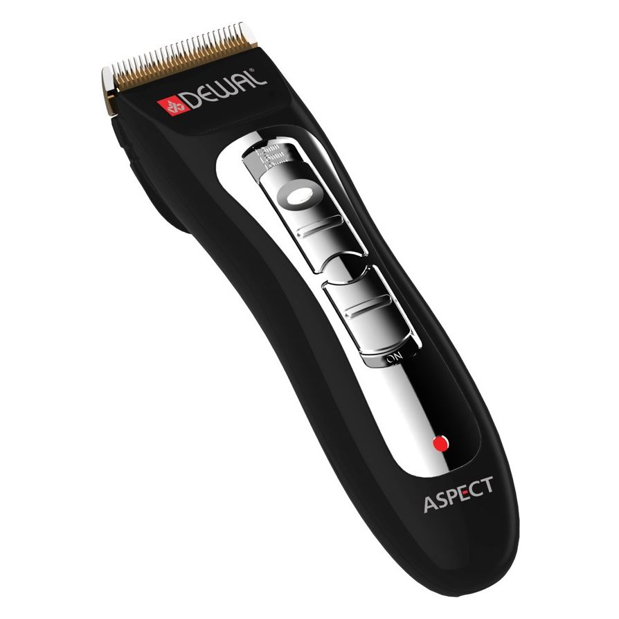 Dewal Professional Машинки для стрижки 03-031 Машинка для стрижки DEWAL ASPECT, аккум\сет, 6500об\мин, нож 40мм, 1.0-1.9мм, 4 насадки Машинка для стрижки 