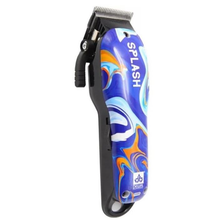 Dewal Professional Машинки для стрижки 03-080 Машинка для стрижки DEWAL SPLASH, аккум\сет, 5200-6000 об\мин, нож 45мм, 0.5 - 2.0 мм, 6 насадок Машинка для стрижки 
