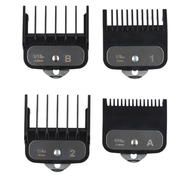 Dewal Professional Машинки для стрижки N-078 Насадки для 03-078 (1.5 мм; 3 мм; 4,5 мм; 6 мм) Насадки для машинки