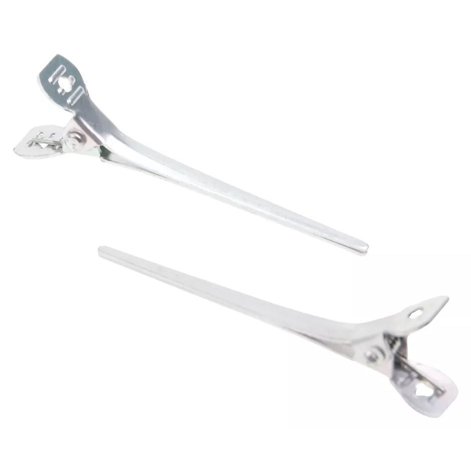 Dewal Professional Аксессуары для волос CL2416 Зажим узкий металл, 5.5 см Зажим для волос узкий металл, 5.5 см, упаковка 12 штук